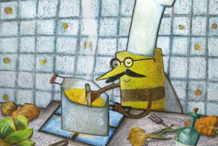 Fotograma do filme: Ilha das Cores - O Cozinheiro Zangão