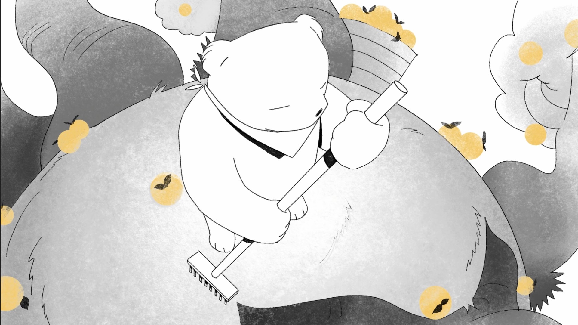 Fotograma do filme: Kiki e Bouba: Peachy Story